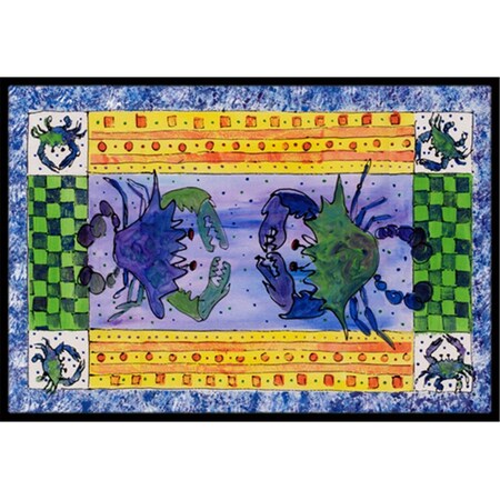 Carolines Treasures 36 x 24 in. Crab Indoor Or Outdoor Doormat 8070-JMAT